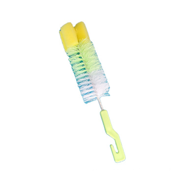 Plastic handle baby bottle brush